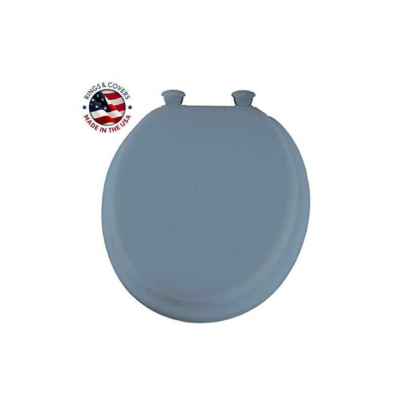 Mayfair 13EC 034 Soft Cushioned Toilet Seat, 1 Pack Round,
