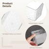 12 Pcs Storage Organizer Bins, Wall-Mounted Storage Baskets with Self-Adhesive