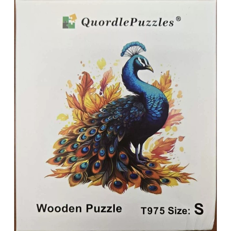 Quordle Puzzles New Quordle Puzzles Striking Peacock Wooden Jigsaw Fabulous