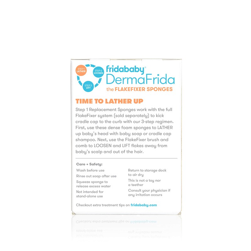 FridaBaby Replacement Sponges for The 3-Step Cradle Cap System by