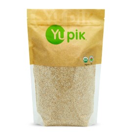 Yupik Organic Oat Bran, Gluten-Free, 2.2 lb (35.2 oz), Non-GMO, Kosher, Vegan, Raw, Made from Hull of Whole Grain Oats, Good Source of Fiber, Ideal for Baking & Cooking