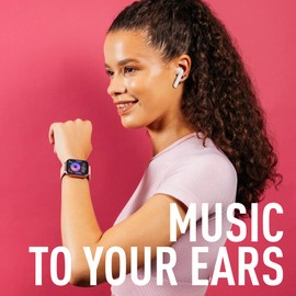 Reflex Active Series 17 Women's Multi-Function Digital Smartwatch and Wireless Earbud Set