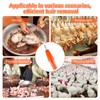 PTOSYAPE Handheld Chicken Feather Plucker Plucker Machine, Electric Quick Chicken