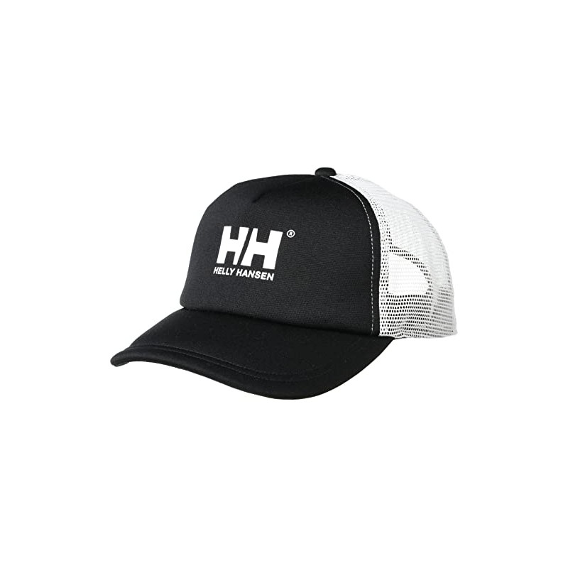 Helly Hansen HC92301 HH Logo Mesh Cap, Unisex, Black