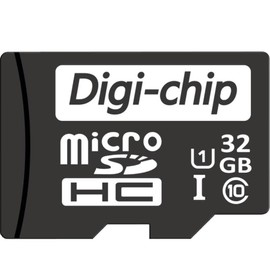 32GB Micro SD Memory Card Class 10 UHS-1 U1 Micro SDHC Digi-Chip High Speed 80mb/s Memory Card