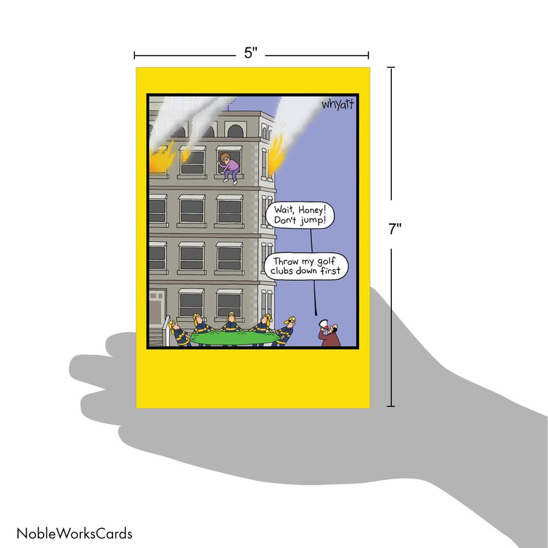 NobleWorks - Funny Anniversary Greeting Card with 5 x 7