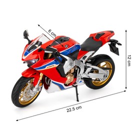 TGRCM-CZ 1/9 CBR 1000RR Fire blade Motorcycle Model Toys, Zinc Alloy Vehicles Motorbike Toy Cars with Sound and Light for Collectors & Birthday Gift(Red)