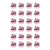 Hinamatsuri Stickers (1.6 inches (40 mm) (96 sheets))