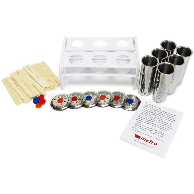 Onyx 18/8 Stainless Steel Popsicle Mold, Set of 6