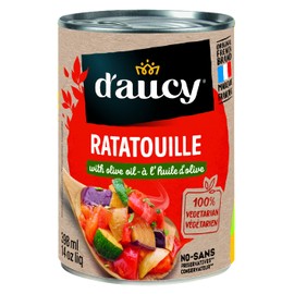 D' Aucy Ratatouille, with Olive Oil, Delicious Vegetables, Vegetarian, No Preservatives, 398ml