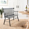 Safavieh American Homes Collection Addison Spindle Back Grey Bench