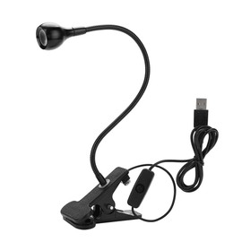 UV LED Light, LED UV Glue Curing Lamp with Gooseneck and Clamp, PCB Repair Tool 395nm 3W Light for UV Gel Nail and Curing