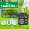 Zuomeng Sprinkler Timer, Programmable Irrigation Water Timer for Garden Hose,