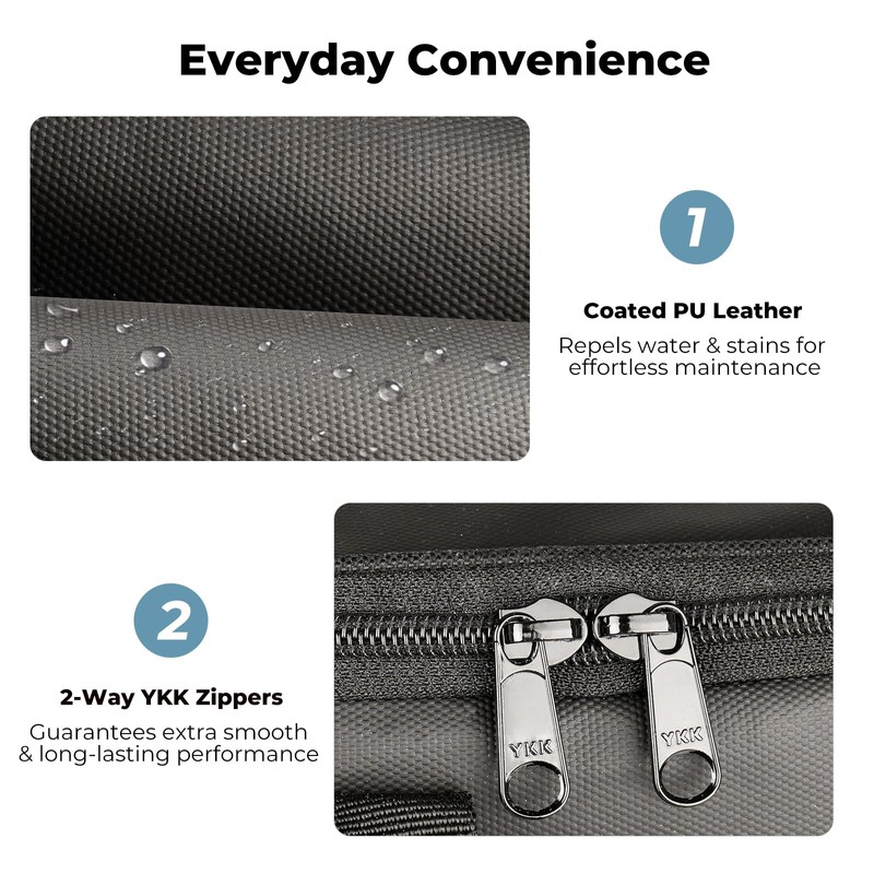 Terrete Insulated Lunch Box, Leakproof Cooler Bag for Men &