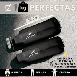 Polainas de 1kg cada una | Entrena Pierna y Glúteos | con Rutinas en Video