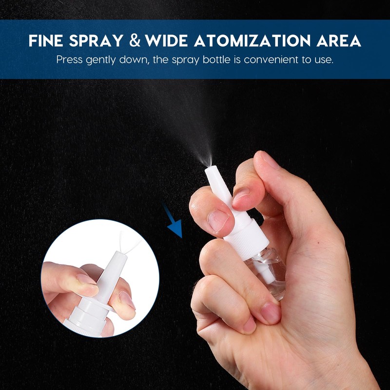 Empty Bottle, 5ml Bottle Pump Sprayer Refillable Travel Size Plastic