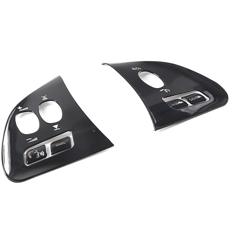 DIYUCAR Aluminium Alloy Black Car Styling Steering Wheel Knob Frame