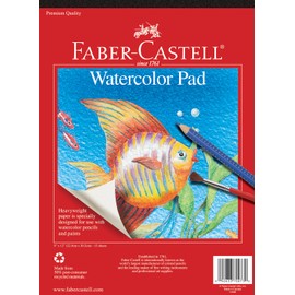 Faber-Castell Watercolor Paper Pad - 15 Sheets (9 x 12 inches)
