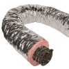 QuietFlex 10" Silver Flex QuietFlex Insulated R6 Flexible Duct 25'