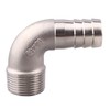DERPIPE 3/4" Hose Barb x 3/4" Male NPT Stainless Steel