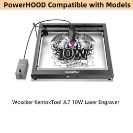 PowerHOOD 12V AC/DC Adapter Compatible with Woxcker KentokTool JL7 10W Laser Engraver Cutter Cutting Engraving Machine 12VDC DC12V 12volt 12.0 Volts Power Supply Cord Charger Cable PSU Mains