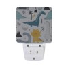 Plug-in LED Night Light Lamp Dino Scandinavian Style Printing with