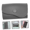 SAFIGLE 16Holes Nail Drill Bits Holder Portable Storage Bag for