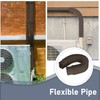 Flamorrow 4" W Flexible Pipe, Mini Split Line Set Cover