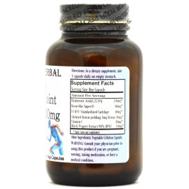 Barlowe's Herbal Elixirs ULTIMATE JOINT FORMULA - TWO MONTH SUPPLY, BOTTLED IN GLASS, STEARATE & GMO FREE