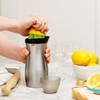 Tovolo Cocktail Shaker Stainless Steel (24 oz.) - Built-In Citrus