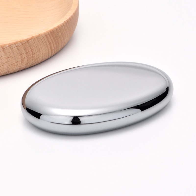 62x44x10mm Oval Shape Terahertz Stone Plate Fascia Scraper Massage Scraping