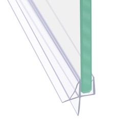 36" Frameless Shower Door Bottom Seal with Drip Rail
