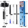 30 Feet Dryer Vent Cleaning Kit Chrome Button Locking System