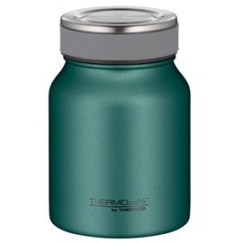 THERMOcafé by THERMOS TC Food Jar Moss Green Mat 0.50 L, Insulated Food Jar, Thermal Container, Double-Walled Lunch Pot Made of Stainless Steel, Leak-Proof, Dishwasher Safe, for Office and Travel