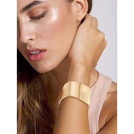 Stocking Stuffers Holiday Outfits for Women 2024 Gold Bangles for Women Chunky Gold Bracelet Cuff Bracelet Gold Arm Cuff Silver Cuff Bracelet Statement Bracelet Jewelry Gifts Trending Bracelets for Women
