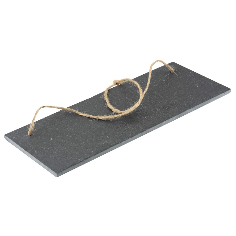 APOLLO 4570 Slate Door Sign, Stone, Grey, 25 x 10