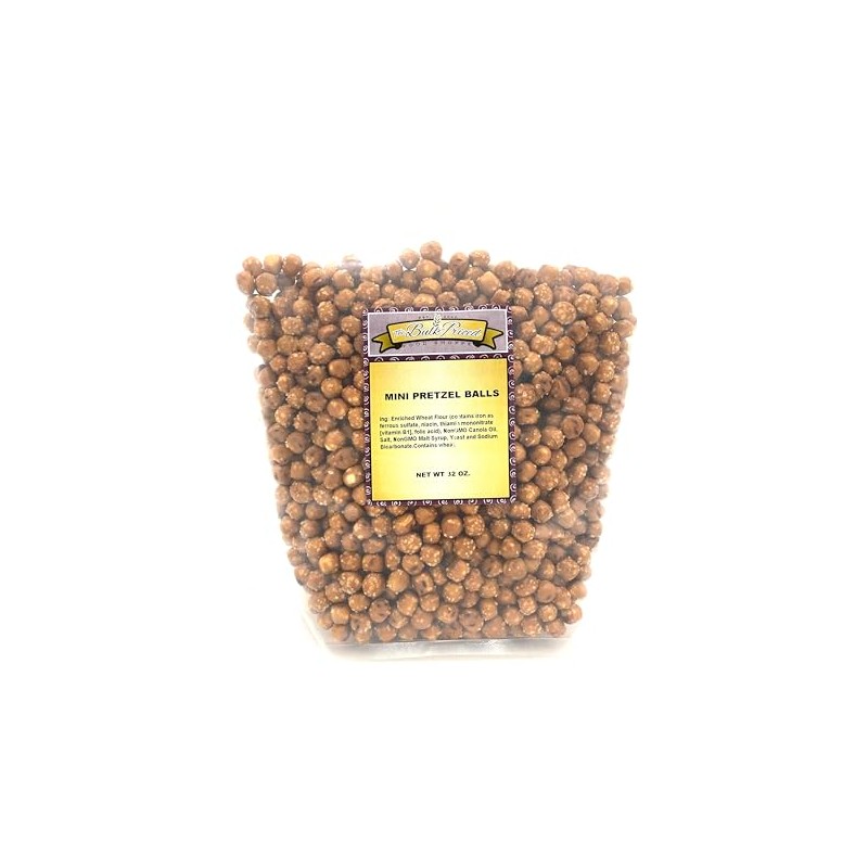 Mini Pretzel Balls NonGMO (2lb. Resealable Zip Lock Bag)