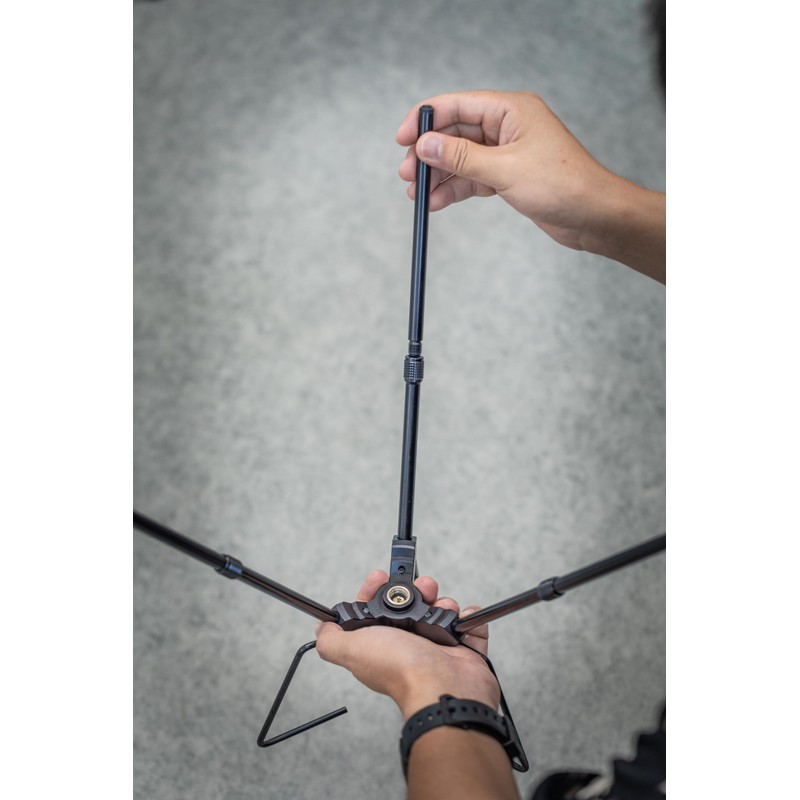 Camping Moon BKZ04 Intermediate Pole, Smart Stand, Extension Pole, Black