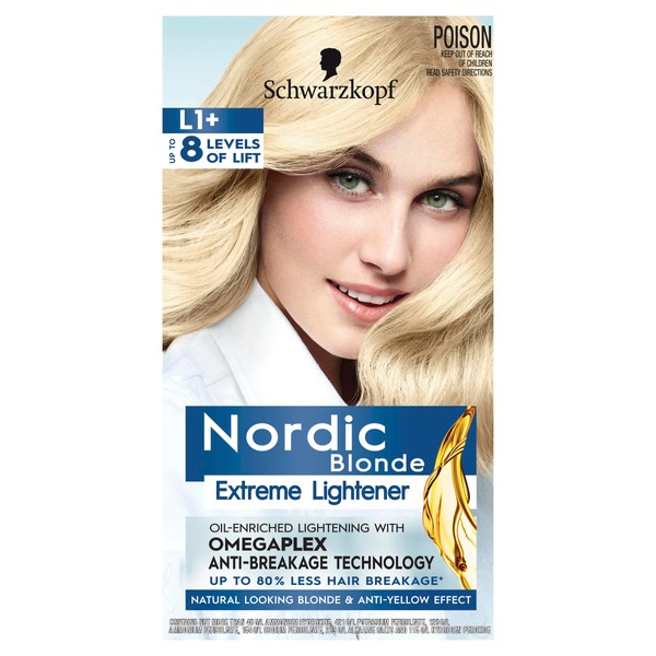 Schwarzkopf Nordic Blonde, Hair Lightener, L1+ Extreme Lightener