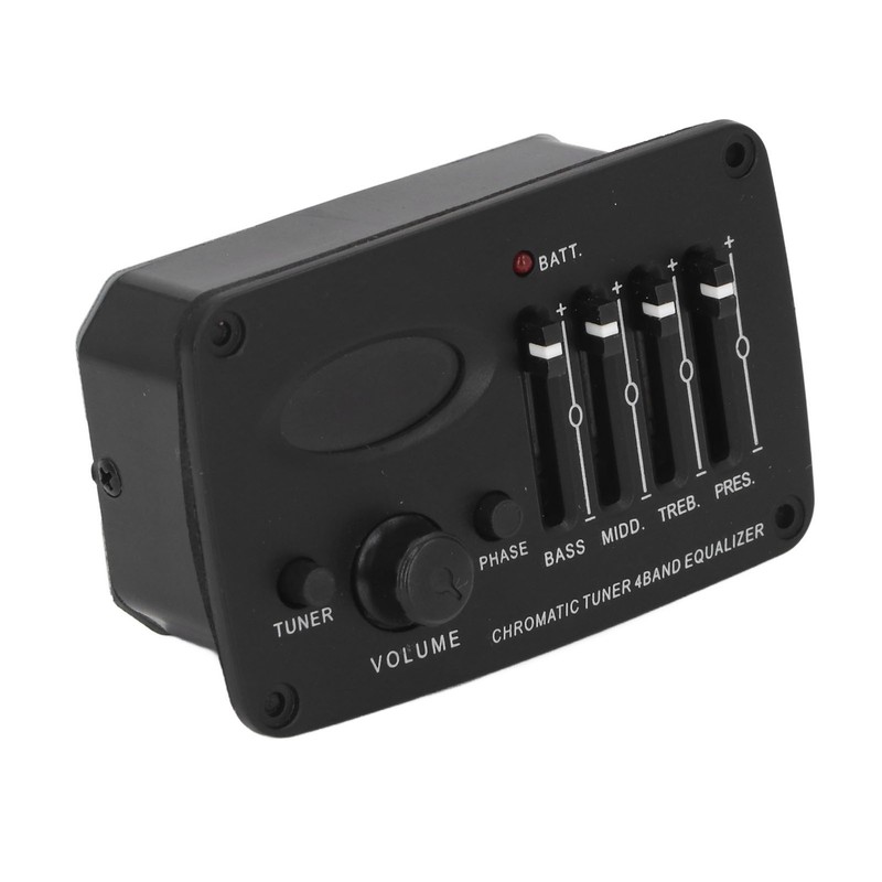 Acoustic Guitar 4 Band Equalizer EQ Preamps Piezo Pickup Chromatic