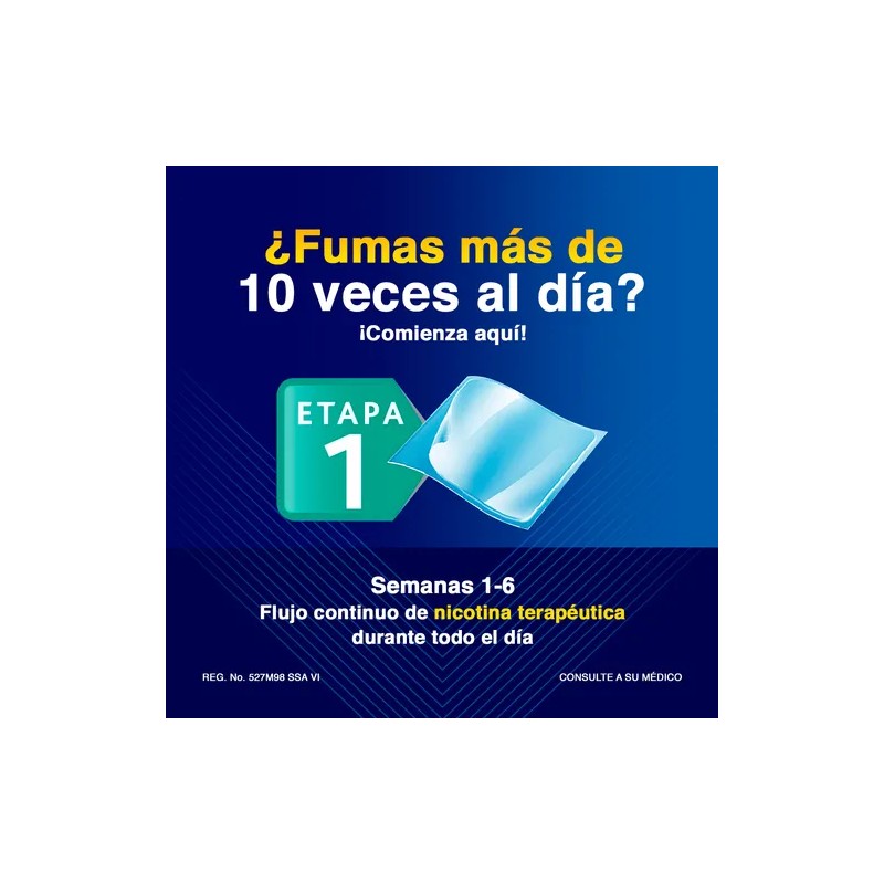 Niqitin Etapa 1 Parches 21 Mg 24 Horas, 7 Parches