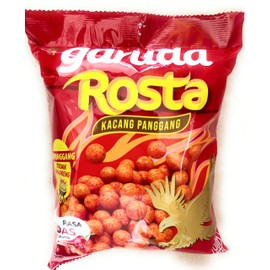 Garuda Spicy Roasted Peanuts - Kacang Panggang Rosta Rasa Pedas 90gr/3.1oz (Pack of 3) - Product of Indonesia