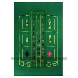 Dal Negro Roulette Mat (90 x 130 cm, single 0, European style)