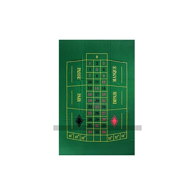 Dal Negro Roulette Mat (90 x 130 cm, single 0,