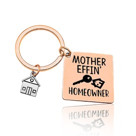 Vadaka Funny Housewarming Gifts For New Home Owner New Home Keyring Keychain First Home Keychain New House Keychain Keyring Realtor Closing Gifts Moving in Keyring for New Homeowner