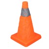 2 Set 30cm Traffic Cones Foldable Reflective Strips Road Safety