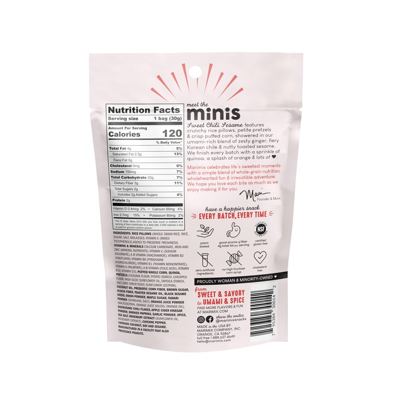 Marimix Mini Snack Mix - 6 pack (Mini Sweet Chili