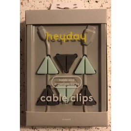 Triangle heyday™ Triangle Clip Cable Management 6pk - Mint & Cool Gray