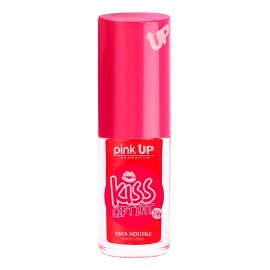 Pink Up, Kiss Lip Tint, Larga Duración, Color Intenso