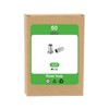 sourcing map 50Pcs Rivet Nuts Flat Head, #8-32 304 Stainless
